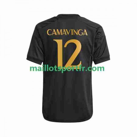 Maillot de Foot Real Madrid Eduardo Camavinga 12 Troisieme 2023/24